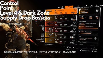 The Division 2 Control Point Level  4 &Dark Zone  Supply Drop 4 Bossess