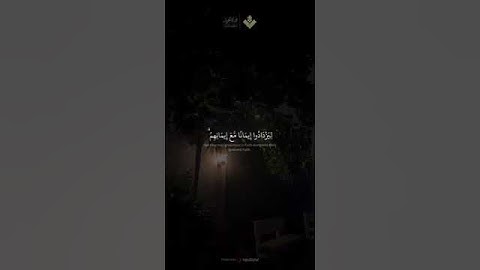 هو الذي أنـزل السكينة في قلوب المؤمنين - الآية 4 من سورة الفتح - #المنشاوي #اكسبلور