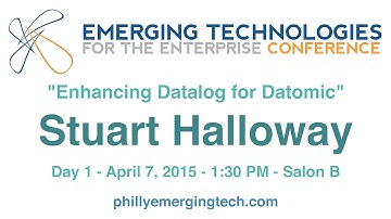 Philly ETE 2015 #28 - Enhancing Datalog for Datomic - Stuart Halloway