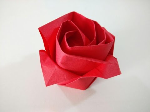 Video: Cómo Hacer Una Rosa De Origami