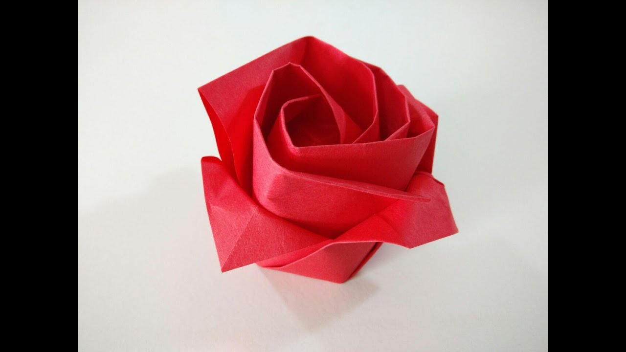 Hacer una rosa de papel