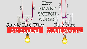 How Smart Wall Switch Works - FireWire with neutral VS FireWire NO Neutral