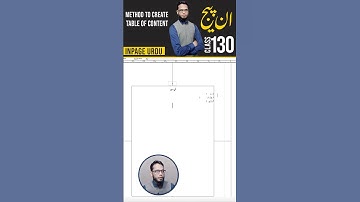 Method To Create Table Of Content In Inpage  #inpage #inpage3 #inpageurdu #inpagetutorial