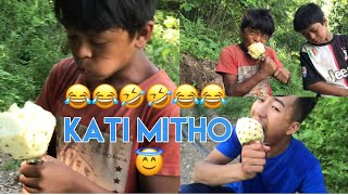 Kati Mitho? || @himalsunari8021 || New Vlog - With small brothers❤️.
