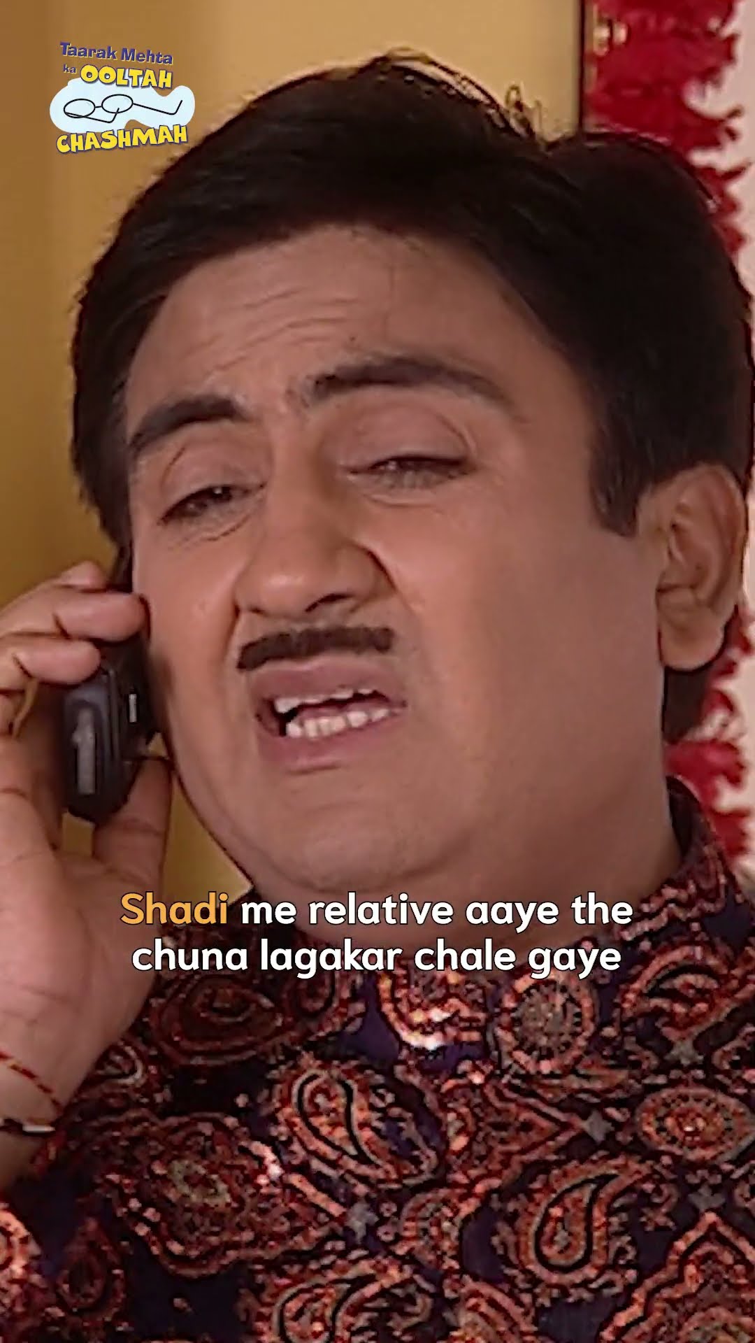 Shadi me relative aaye the chuna lagakar chale gaye!  #tmkoc #kumbh #funny #shorts #reels #relatives