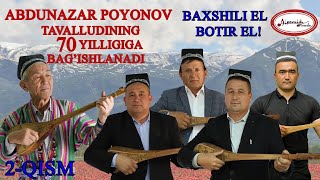 XOTIRA 2 QISM (ABDUNAZAR BAXSHI) SODIQ, FARRUX, SAFAR, PANJI BAXSHILAR/ SHOMIRZA TURDIMOV, FAXRIYOR