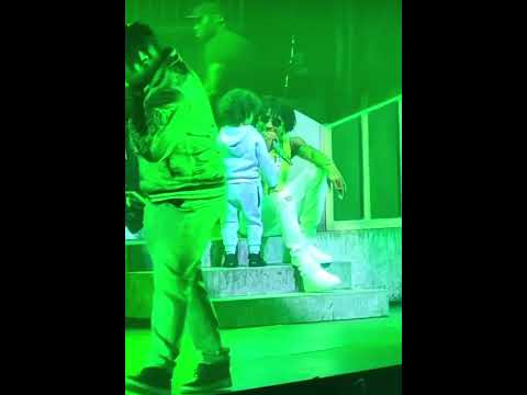 NBA YOUNGBOY PERFORMS FINEST WITH HIS SON KLEMENZA ON STAGE MASA TOUR 2025 