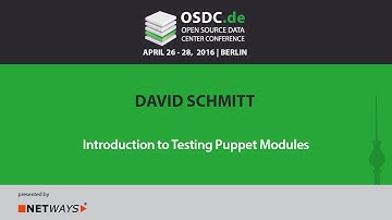 OSDC 2016 - Introduction to Testing Puppet Modules by David Schmitt
