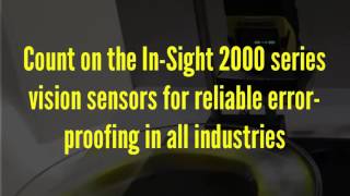 In-Sight 2000 high-speed inspection