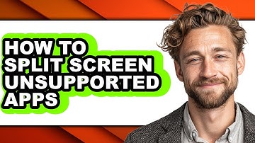 How to Split Screen Unsupported Apps (updated)
