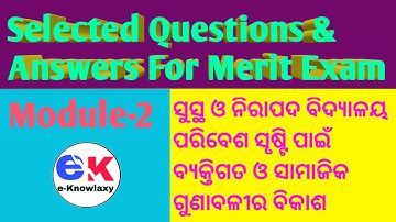 Module-2 Selected Questions & Answers, #possible, #questions #Module2