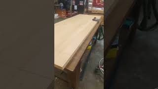 Vertical Grain Doug Fir Table 🪵 Warm Tones, Clean Lines | Custom Build #WoodworkingShorts