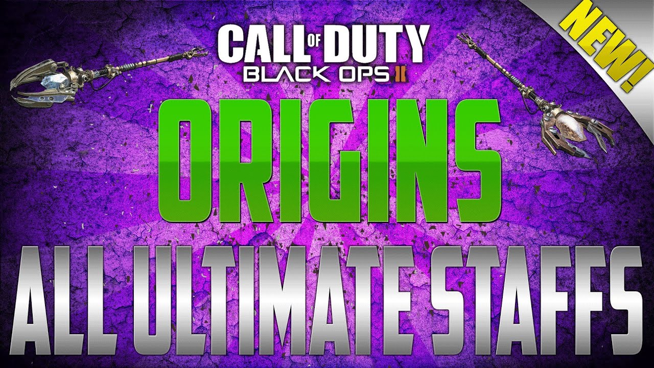 Black Ops 2 Origins Easter Egg Tutorial - Upgrading All Ultimate Staffs (In Depth)