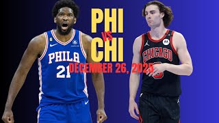 Philadelphia 76ers vs Chicago Bulls Full Game Highlights – December 26, 2025 | NBA Season News