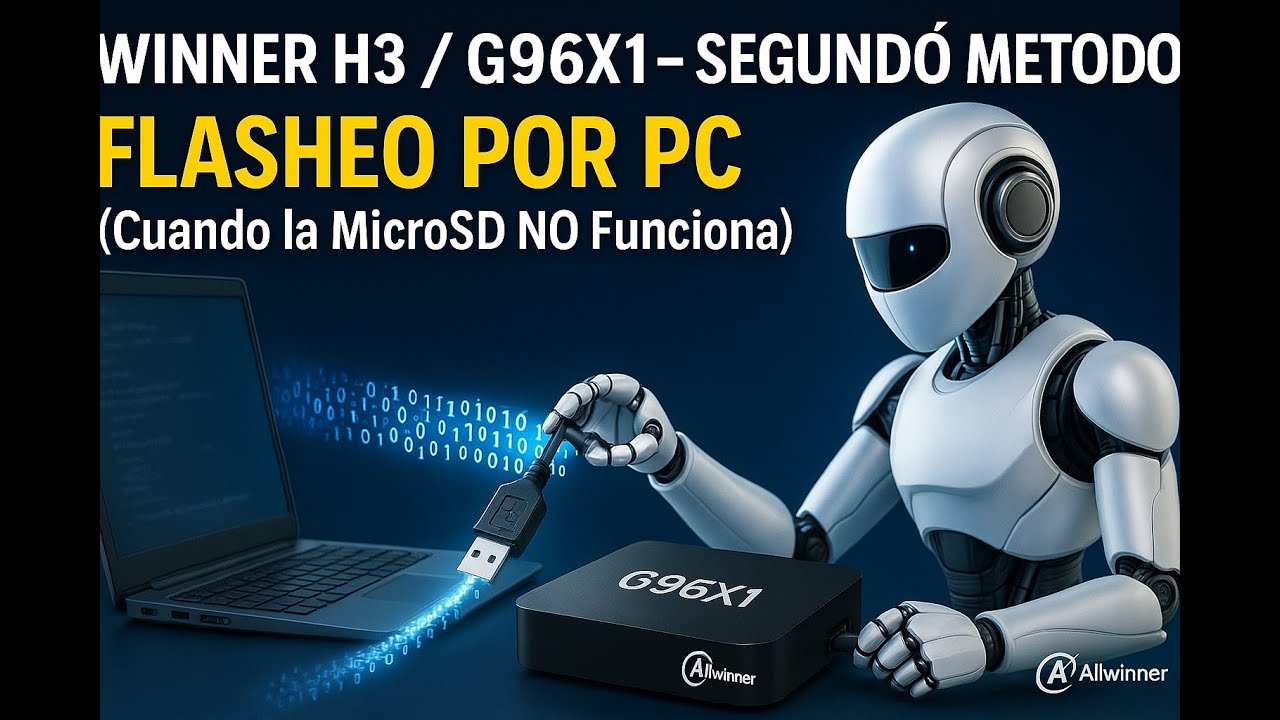 “WINNER H3 / G96X1 – SEGUNDO MÉTODO: Flasheo por PC (Cuando la MicroSD NO Funciona)”