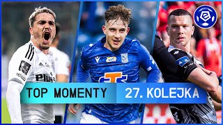 WSZYSTKIE GOLE 27. KOLEJKI | TOP MOMENTY | SKRÓTY | Ekstraklasa 2022/23