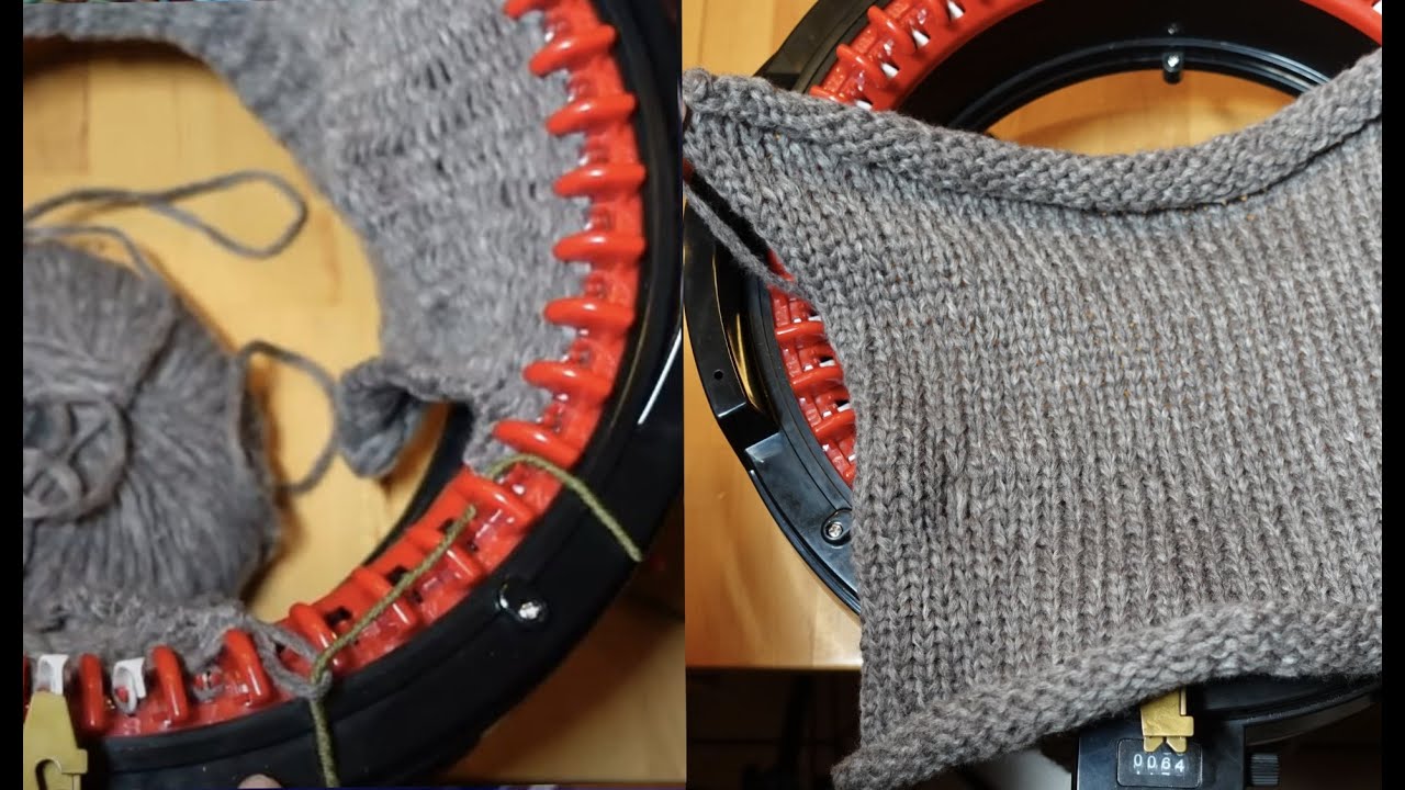 Randmasche mit addi express kingsize - Flachstricken - hin- und hergehende Reihen