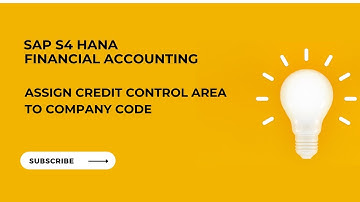 SAP FI-Configuration | Assign Credit Control Area to Company Code | Transaction Code OB38