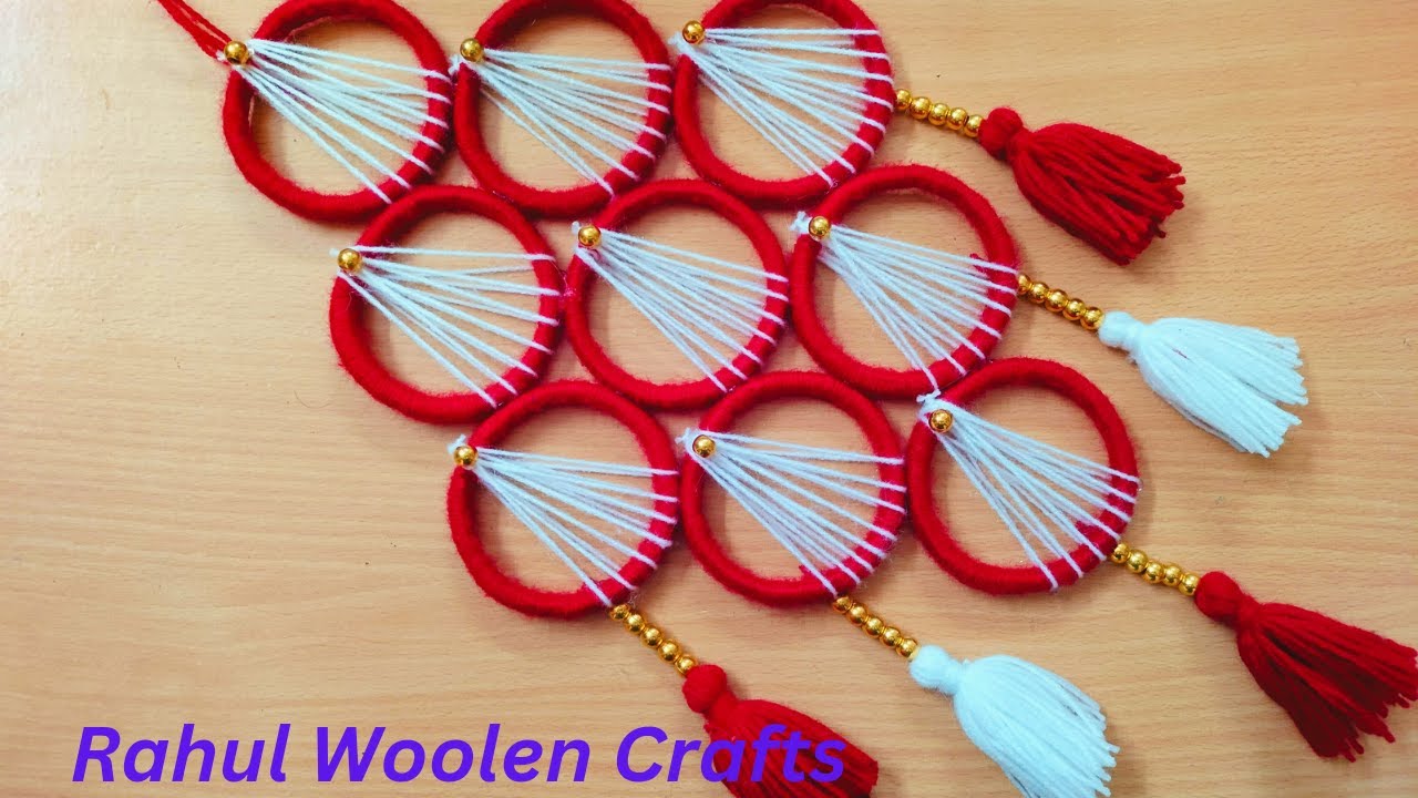 Wall Hanging Craft Ideas With Newspaper / Best Out Of Waste Crafts