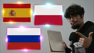 ASMR IN 3 Languages 👨‍🎨 (Russian 🇷🇺 & Polish 🇵🇱 & Spanish 🇪🇸)