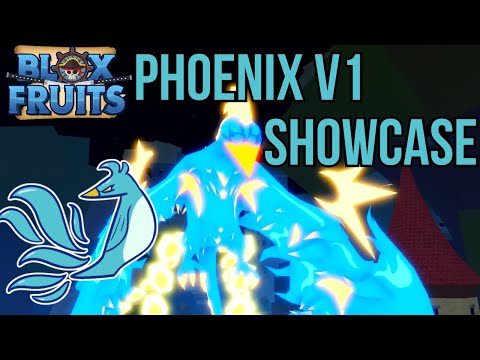 Phoenix V2 Showcase in Blox Fruits! #bloxfruits #roblox #fyp #onepiece, phoenix v2 showcase