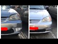 How to fix a dented car bumper for free diy