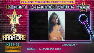K.Dhanisha Sree-INDIA KI SINGING STAR session-3 -  an online singing competition,