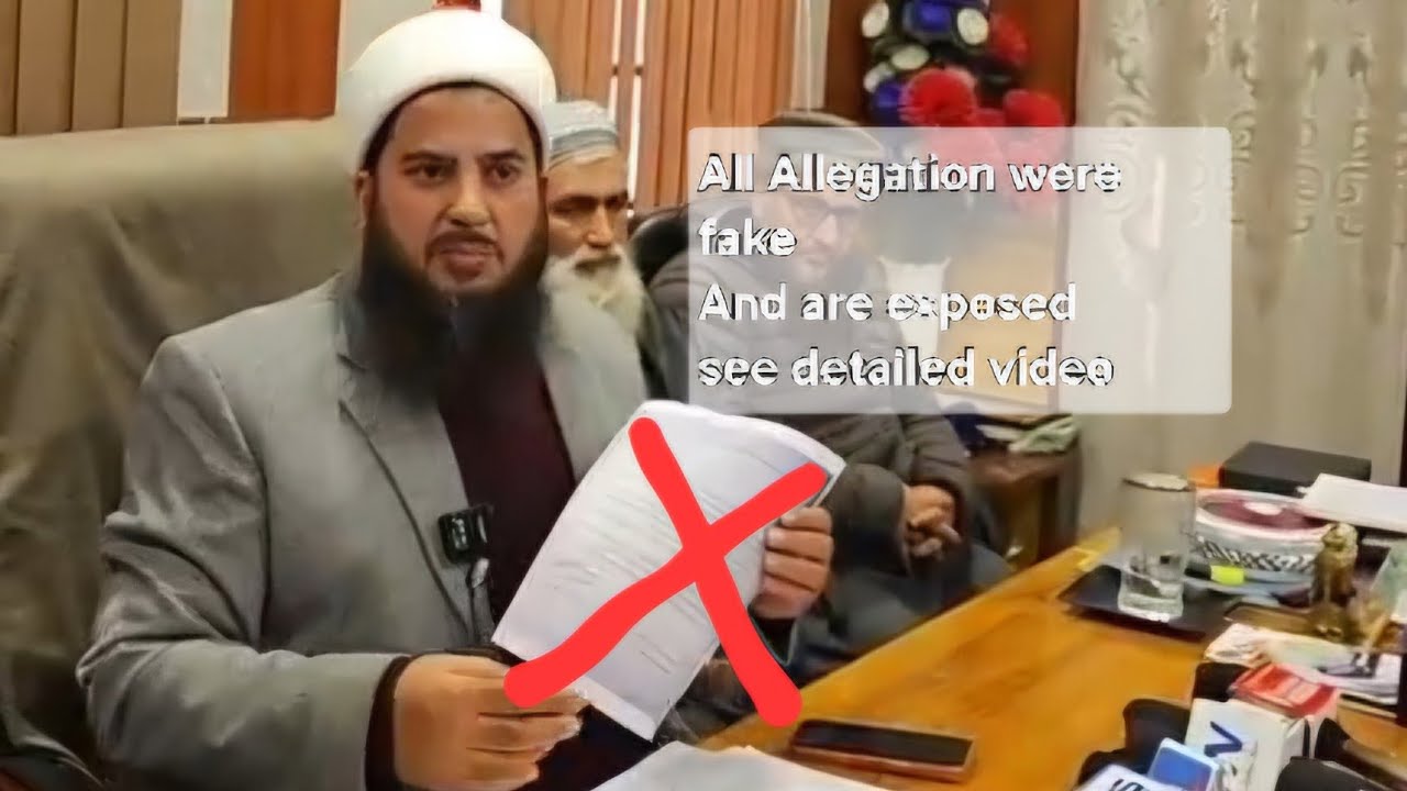 All Allegations on Moulana Doctor Ghulam Rasool Hami Sahab were fake see video