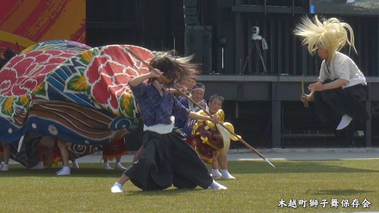 2025年 木越町喧嘩獅子(加賀獅子) 大阪関西万博 / CM入りませ