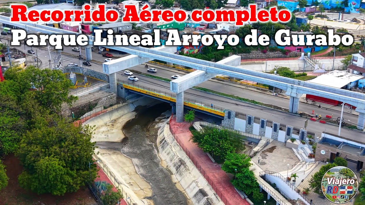 ¡Por fin! Ahora sí podemos hacer el recorrido completo del Parque Lineal Arroyo de Gurabo con dron