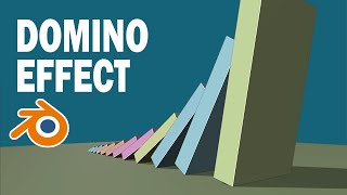 Domino Effect in Blender
