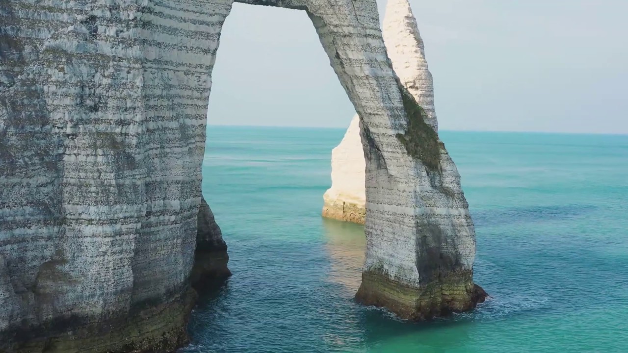 Superbe paysage normand d'Etretat