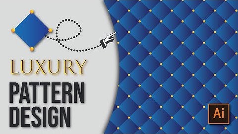 Create Luxury Pattern Design | Illustrator Tutorial | 3D Pattern