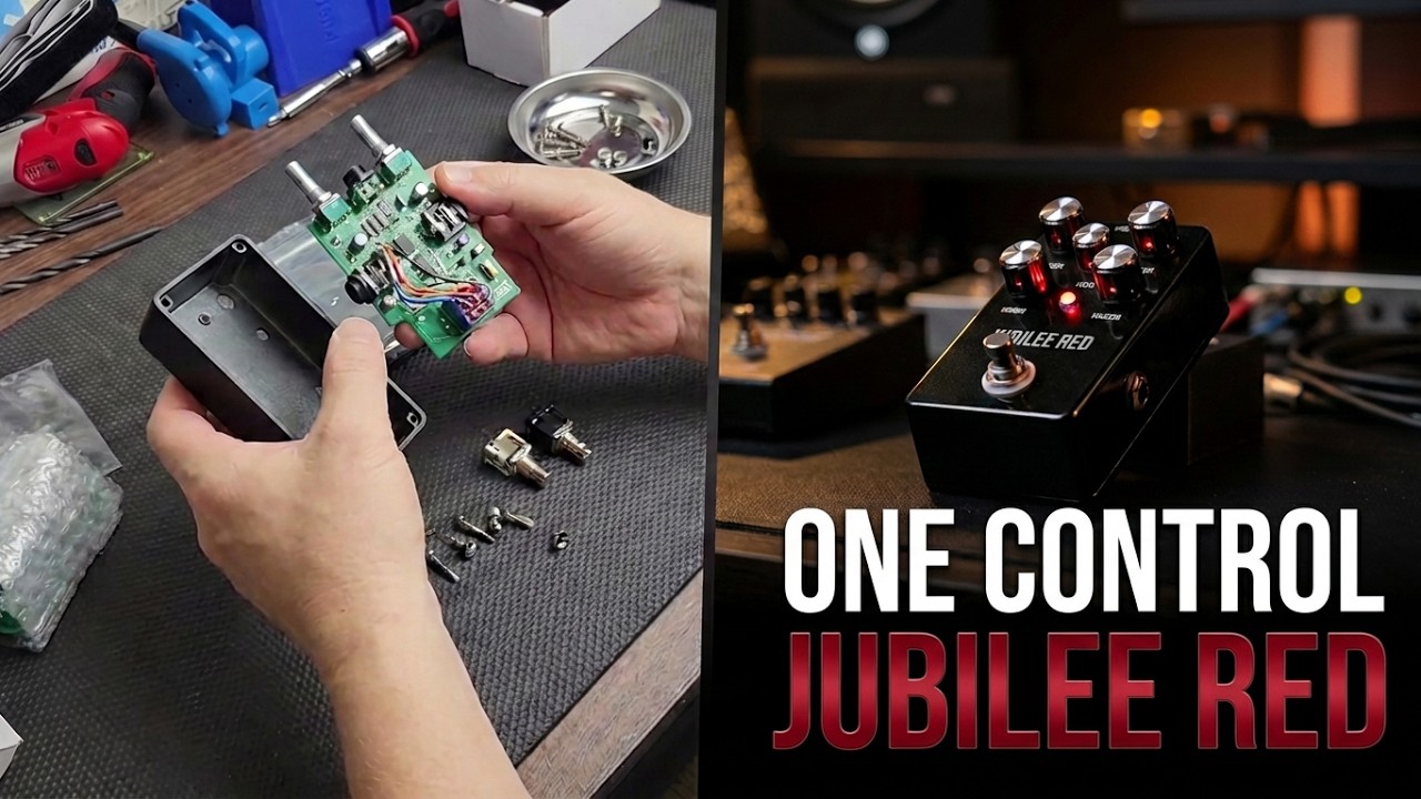 LWP Series Jubilee Red AIAB Solder Free Pedal Kit (OC-LWP-JRAIAB