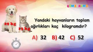 2. Sınıf - Matematik Test Çöz Toplama İşlemi -2 5 Soru 5 Cevap