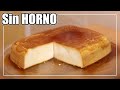 Flan rpido sin horno y sin huevo  flan de queso