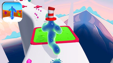 Blob Runner 3D ​​​​- All Levels Gameplay Walkthrough - Android or IOS Mobile Game - Level 04KD9L