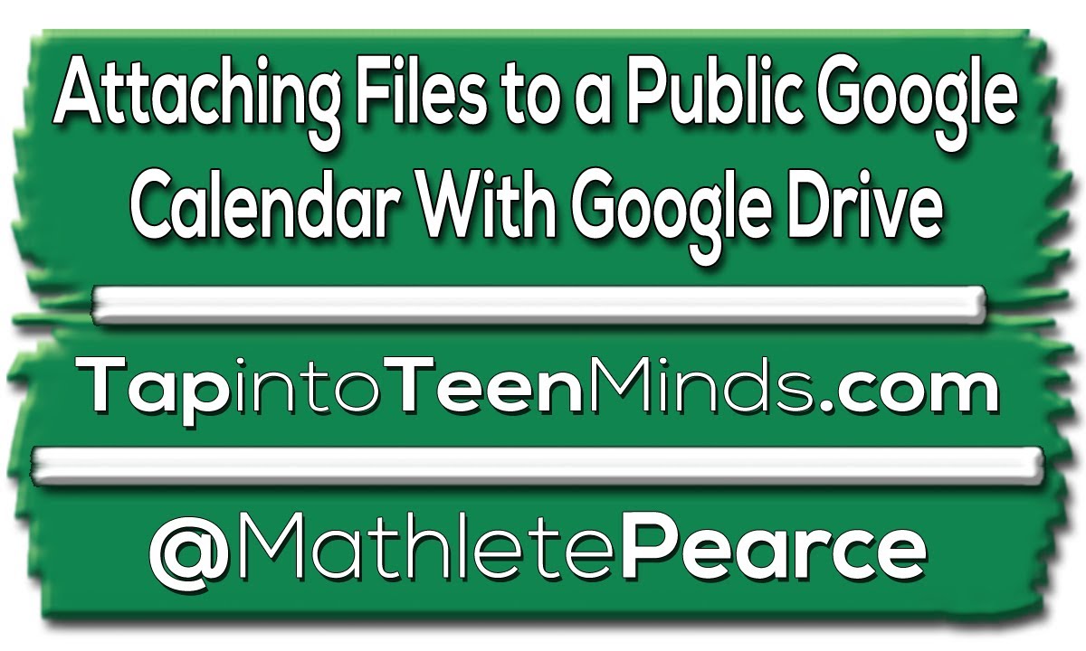 Attaching Files to a Public Google Calendar With Google Drive | Part 4 of 6