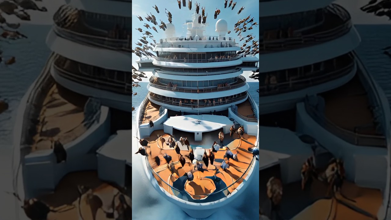 “The Floating City on the Ocean 🌊🚢”