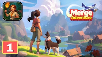 Merge Adventure: Travel Game / Beach Area:1 Walkthrough Gameplay #games 