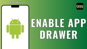 How To Enable App Drawer ?