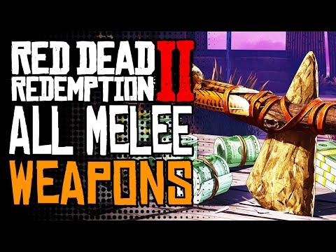 How To Get All Melee Weapons in Red Dead Redemption 2| Unique Weapon Skin Locations RDR 2!