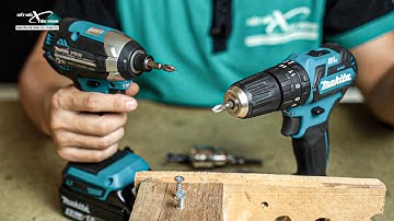 Máy Khoan Bắt Vít và Máy Bắn Vít Khác Gì Nhau ? Chọn Loại Nào Cho Chuẩn (Makita DTD153 vs HP332)