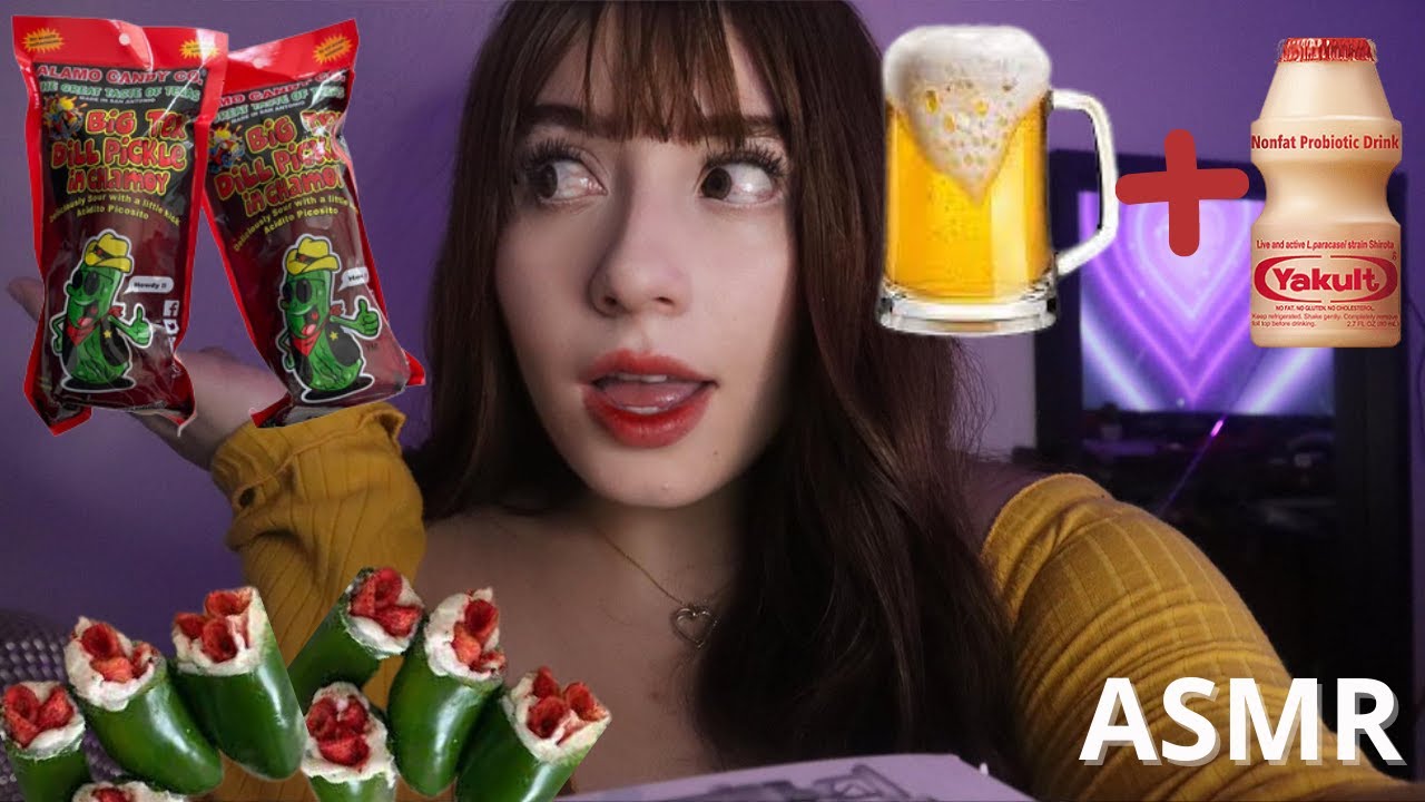 АСМР ПОЕДАЕТ ВИРУСНЫЕ МАТЕРИАЛЫ ИЗ ТИКТОКА