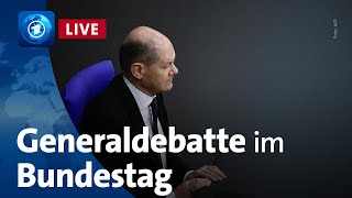 Generaldebatte im Bundestag: Diskussion um Etat des Kanzleramts