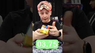 World Record - Rubik's Cube Blindfolded in 12.10 Seconds #cubing #worldrecord #speedcubing