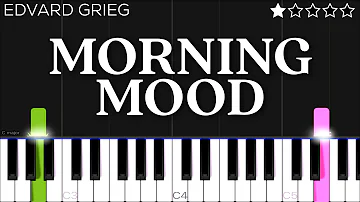 Edvard Grieg - Morning Mood | EASY Piano Tutorial