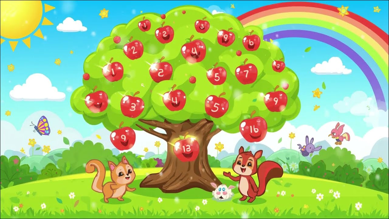 🍎 Counting Apples Poem 1 – Learn Numbers 1 to 10 with Fun! 🧮 - YouTube