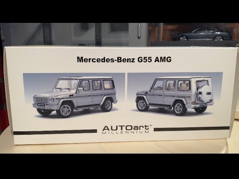 Mercedes G55 AMG 1:18 AutoArt Unboxing!