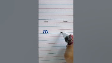 “m” Print & Cursive